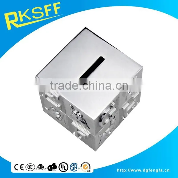 Cube Silver Alphabet and Animal Money Bank/coin Bank Box for Kid Christmas Gift photo-6