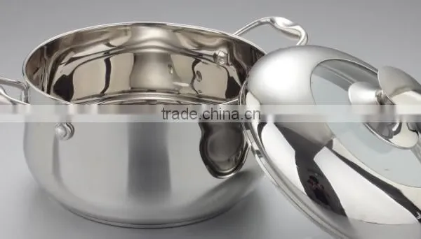 New Product Luxury Steel Pot Cookware Kitchenware Wholesale