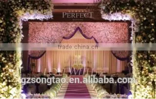New Fashion Artificial Wedding Flower Wall Wedding Backdrop on Sale photo-4