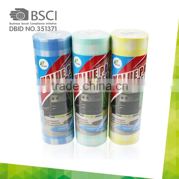 Cheap Good Quality Big Spunlace Nonwoven Fabric Rolls Muli-purpose Cleaning Wipes for Kitchen photo-5