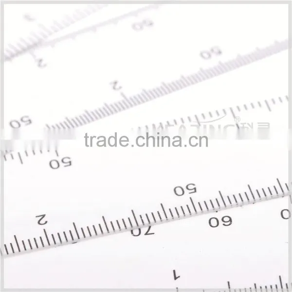 Kearing OEM Engineering 6 Pcs Scale Ruler/rplastic Scale Ruler With Handle,plastic Fan Shape Scale Ruler #8500-6 photo-6