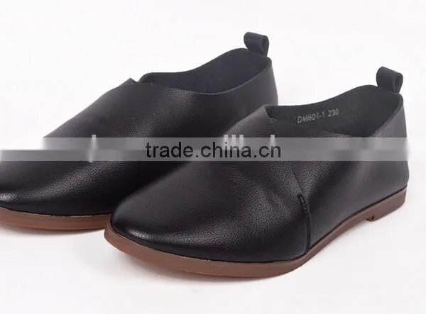 GZY Fashion Black Color Patent pu Women Shoes With Removable Heel photo-2