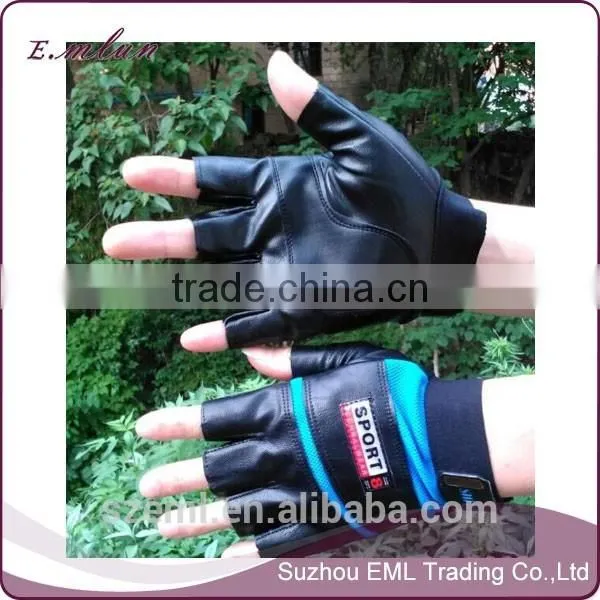 New Outdoor Sports Protective Gloves PU Leather Gloves Ride Bicycle Gloves photo-2