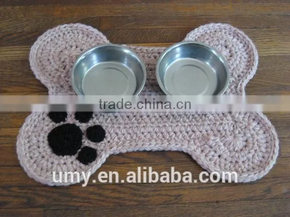 2017 Hot New Products For Pet Dog Crochet Pattern Pet Food Feeding Floor Mat Supplier photo-3