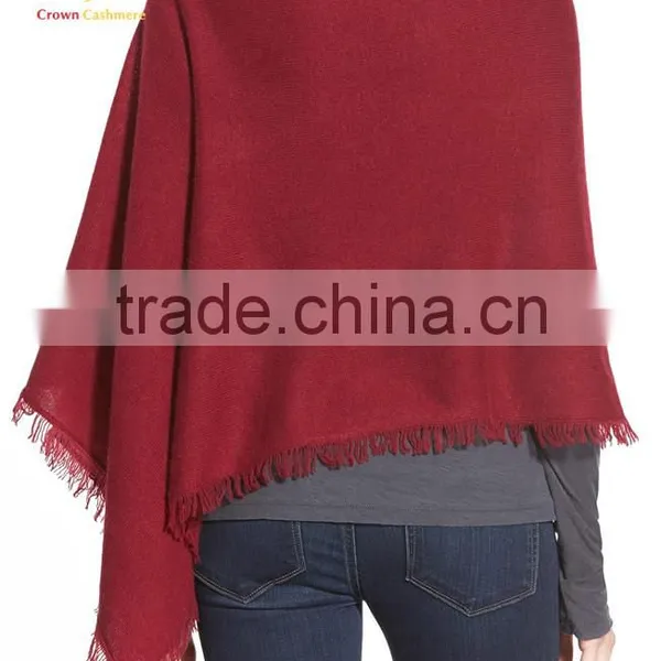 Red Winter Cape for Women,Wraps Ponchos photo-4
