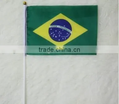 Mini Brazil Flag for World Cup Customize Countries Flags