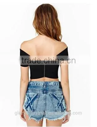 Black Sexy off the Shoulder Backless Women's Clothing photo-3