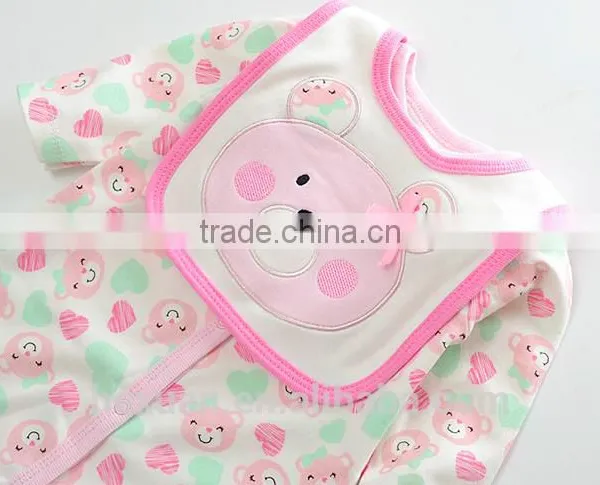 OEM Factory or Stocked Designs Hot Sale Organic Cotton Baby Clothes Baby Romper/baby Toddler Clothing photo-5