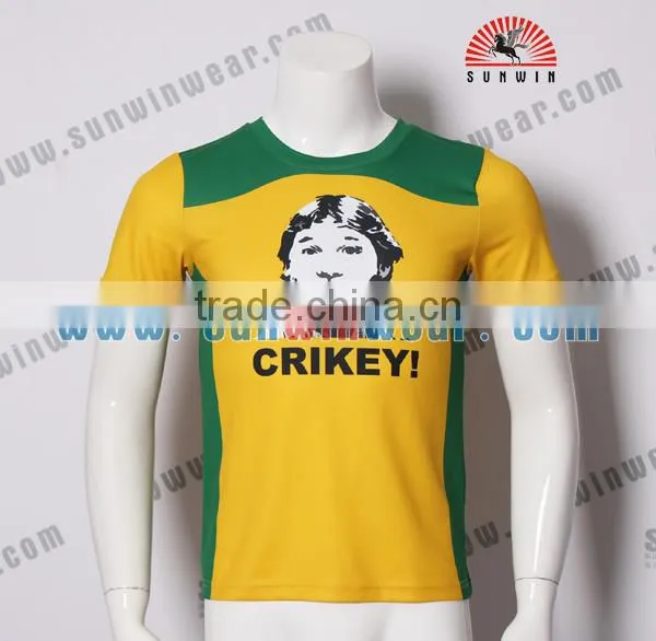 100% Polyester Short Sleeve T-shirt for Summer photo-2