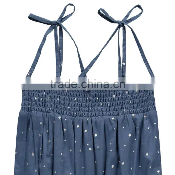 Kids Romper Baby Clothes Blue Denim One Piece Jumpsuit Wholesale Childrenis Clothing photo-3