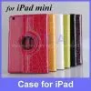 Good Quality 360 Rotating Crocodile Embossed PU Leather Stand Case Cover for Apple New IPad Mini PC