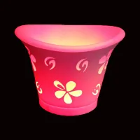 Acrylic Ice Buckets Led Light Color Changing photo-2