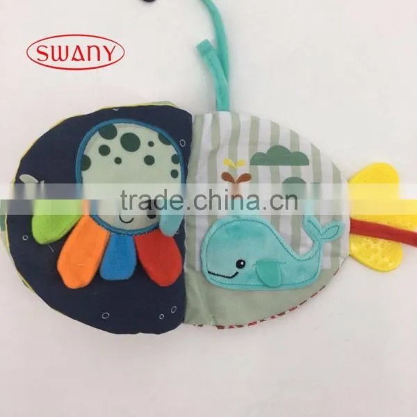 Educational Fancy Fabric Book Cloth Book Baby Toys OEM photo-3