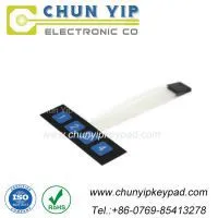 4 Button Numeric Array Membrane Keypad Switch Supplier