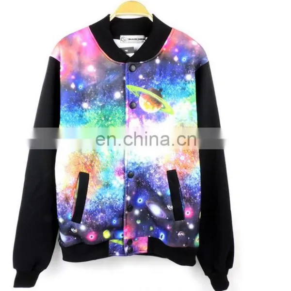 Wholesale Sublimated Modern Team Light Weight Ladies Baseball Jacket photo-6