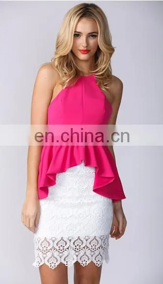 2015 Latest Skirt Design Pictures For White Lace Skirt / Sexy Photos Women Short Skirts photo-4