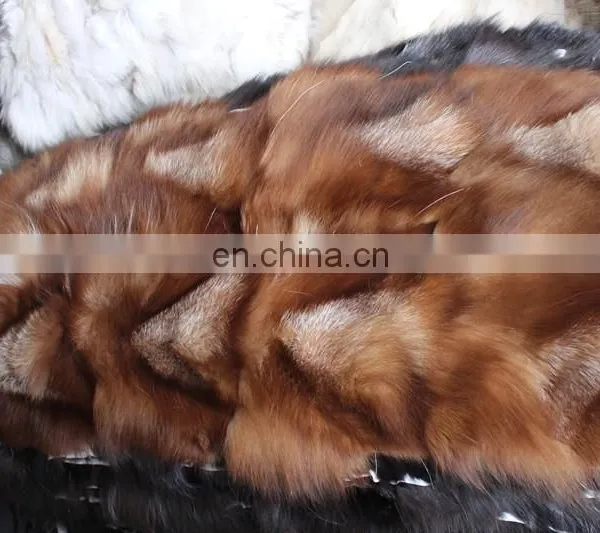 Wholesale Price Splicing Genuine Fox Fur Skin Plate for Garment photo-6