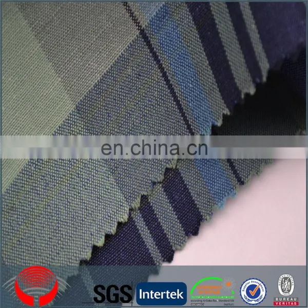 Wholesale Check Linen Cotton Blend Plaid Fabric photo-3