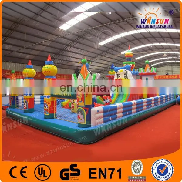 2017 Popular WINSUN Bouncy Castle Inflatable Fun City photo-2