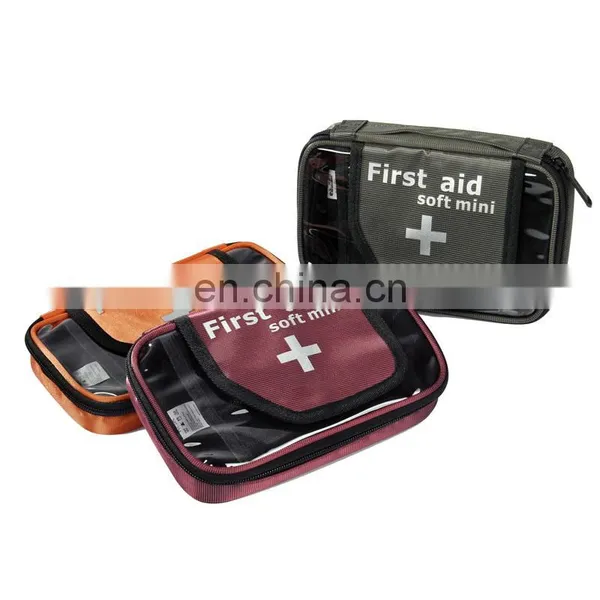 Orange Cosmetic Emergency First Aid Kit Soft Mini Medical Bag photo-3
