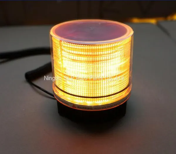 30 LED Magnetic Mount Strobe and Rotating Beacon Rooftop Warning Light Amber photo-3
