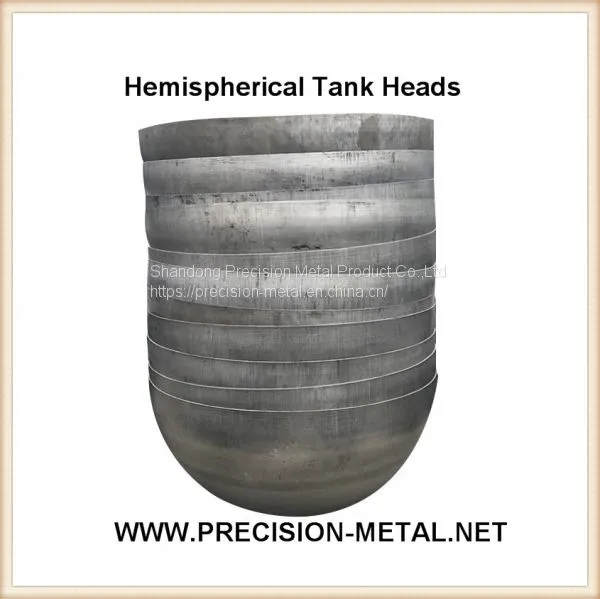 Cold Pressing Formed Carbon Steel Hemispherical Head /Spherical Dished Head /Dished End Caps For Boilers Pressure Vessel photo-4
