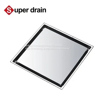 Stainless Steel Strainer China Factory Manufacturer Grate Concrete Bathroom Insert Tiles Square Shower Floor Drain
