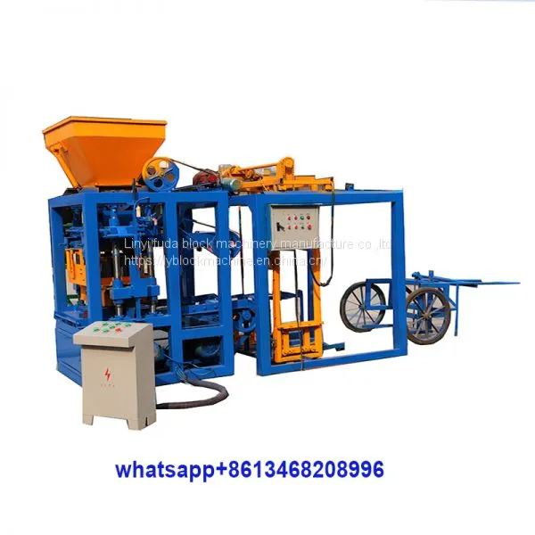 QT4-24Big Capacity Cement Block Making Machine Concrete Interlock Brick Making Machine photo-4