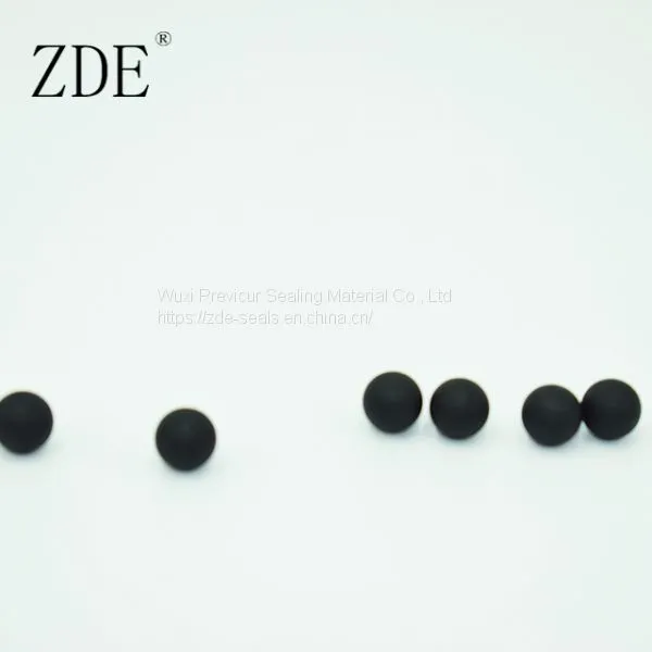 Small Hard Black Nitrile Rubber Balls 9mm 6mm 8mm 10mm photo-3