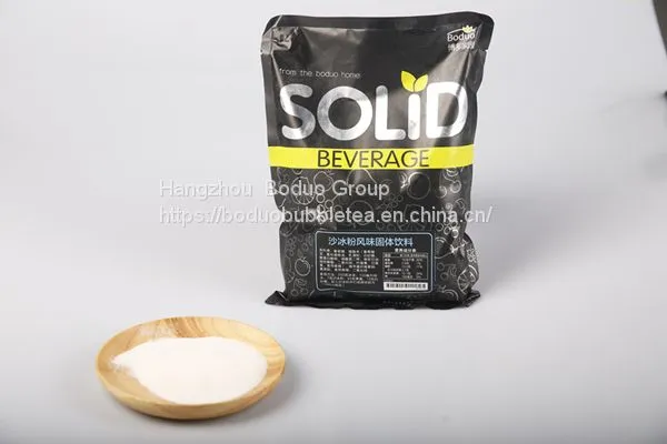 Original Cream Flavored Powder Boduo Bubble Tea Raw Material China Supplier Factory photo-3