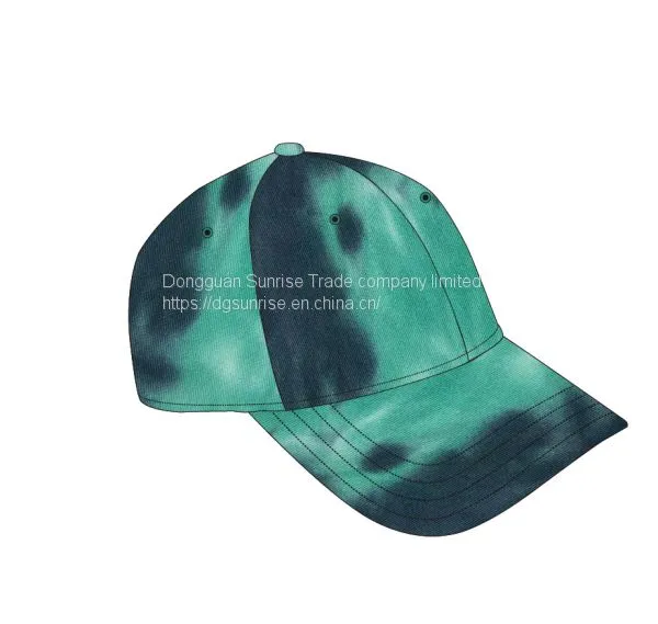 6p Tied Dyed Cap