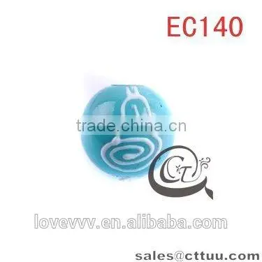 AAA 10mm Fashion Cylinder Red Acrylic Bead EC138(DIY) photo-3