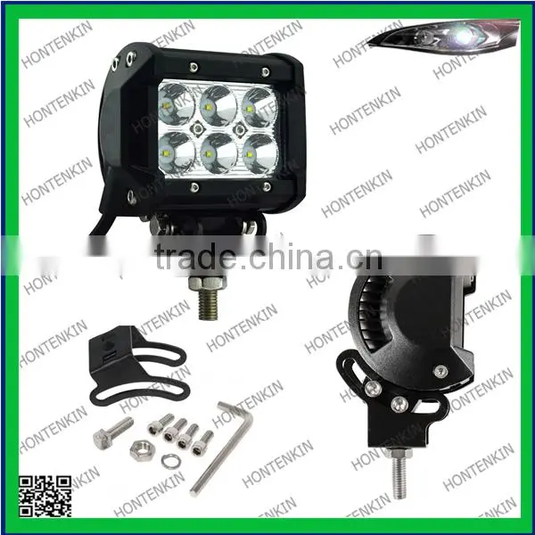 18w 1260lm Spot Led Work Light Bar Off-road SUV Boat 4x4 Jeep Lamp 4wd photo-3