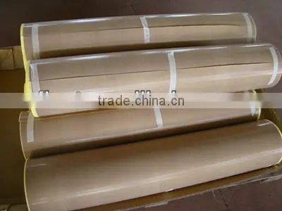 PTFE Coated Fiberglass Fabric With Silicone Adhesive and Yellow Release Liner photo-3