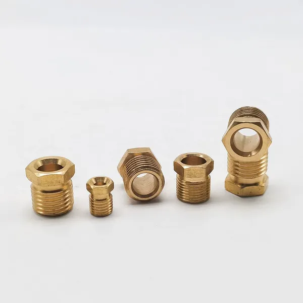 Brass Pipe Fittings Double Male Threaded Joint Hexagonal Pipe Fittings photo-3