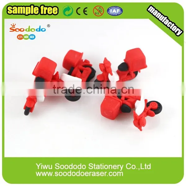 Cool Postal Motorcycle Shape Eraser photo-4