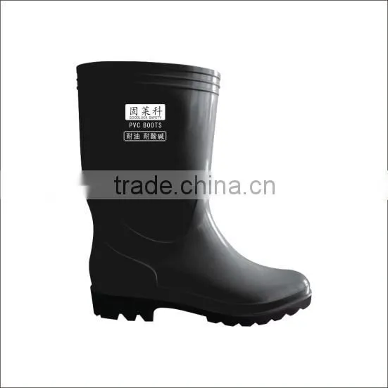 Wholesale Black Cheap Rain Boots for Men With Industry photo-2