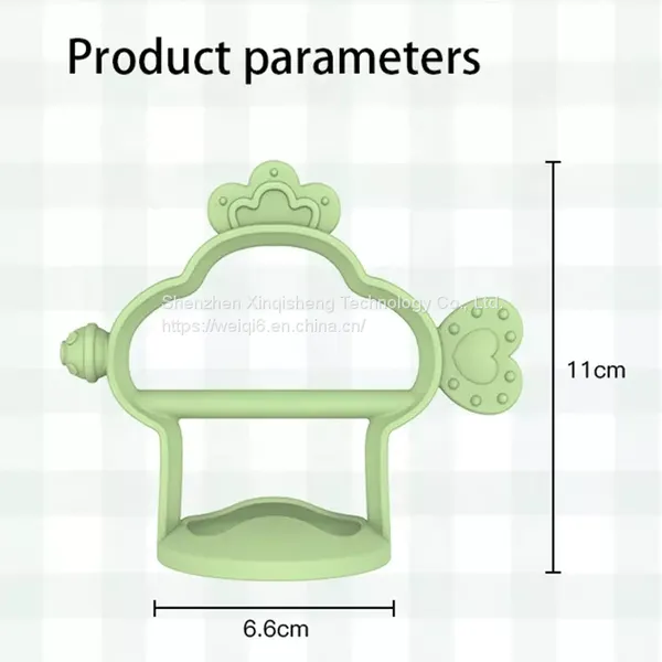 Silicone Baby Teether for Infant Safely Soft Silicone Molar Rod Toys Babies 0-12 Months Eco-Friendly Baby Teether Chew Toys photo-3