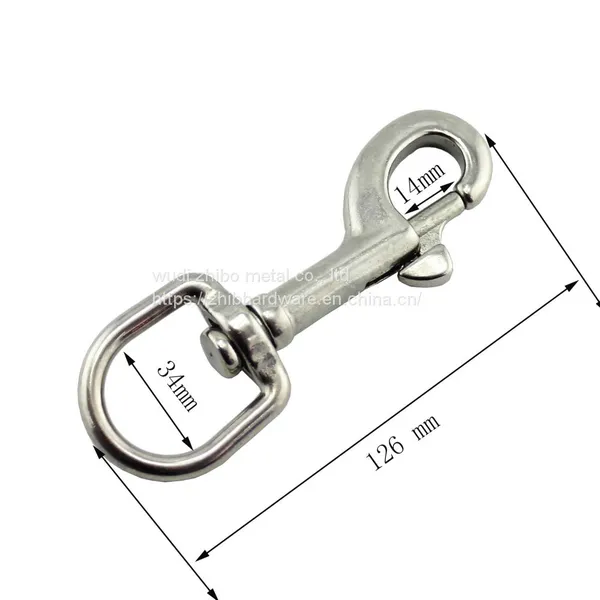 Marine Hardware 304/316 Stainless Steel Oval Swivel Snap Hook photo-5