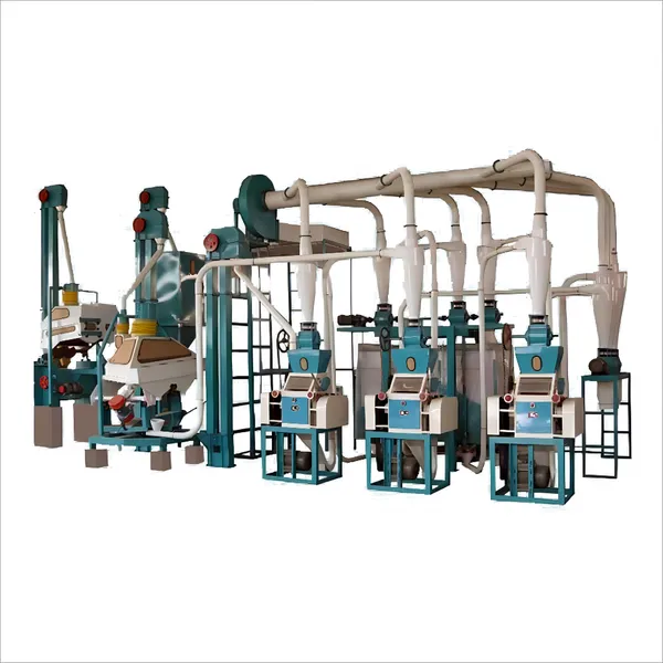 Automatic 20tpd Wheat Maize Corn Semolina Rice Roller Flour Griding Machine Wheat Flour Mill Milling Machine photo-2