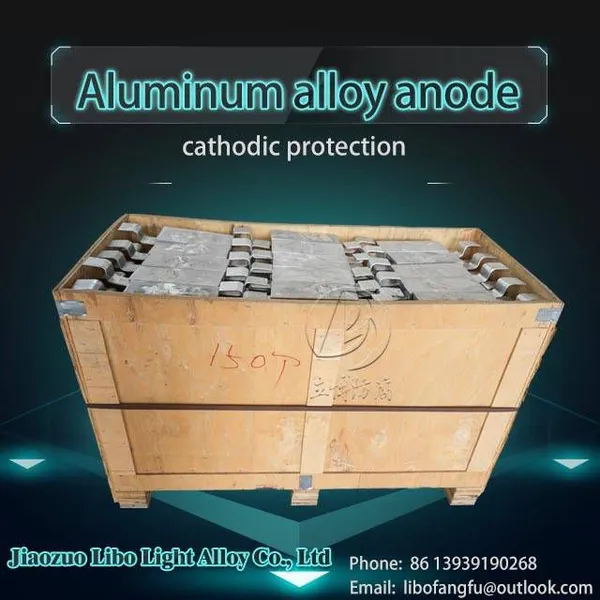 Condenser Aluminum Alloy Sacrificial Anode Cathodic Protection Material photo-2
