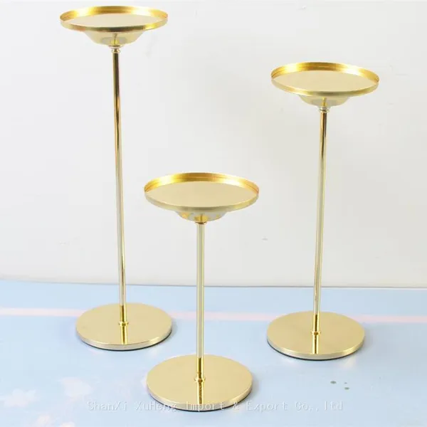Cheap Wholesale Handmade Gold Black Colored Candlestick Holder For Wedding Party Restaurant and Home Decoration photo-4