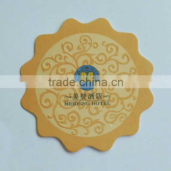 Black Coaster, Recycled Paper Coaster, Paper Printed Drinks Coasters photo-4