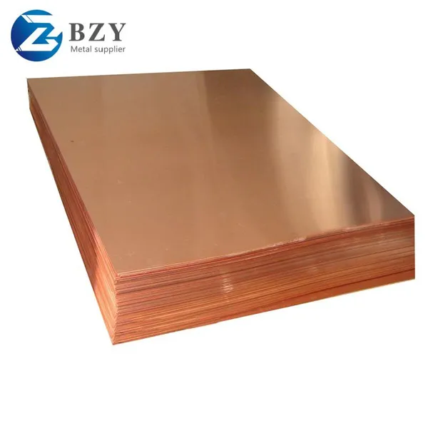 Non-Alloy Copper Sheet/Coil Polished Surface Decoration Industry Brass Plate Copper Sheets for Solar Reflective Film