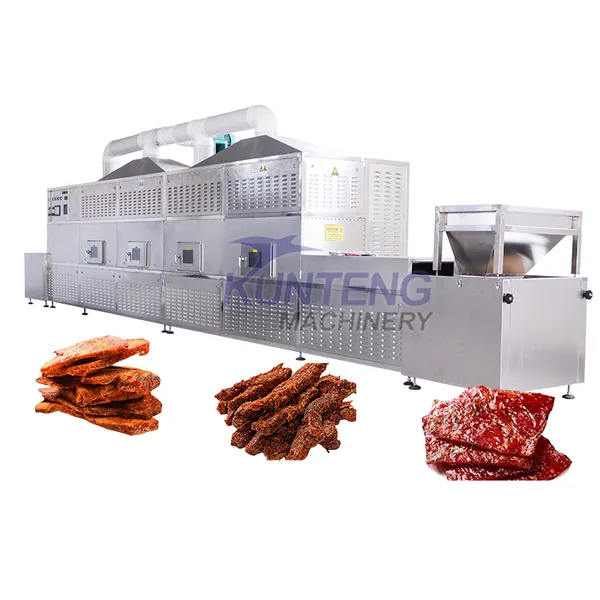 Corn Starch Breadcrumbs Microwave Sterilization Dryer Beef Jerky Chicken Strips Dryer EPC