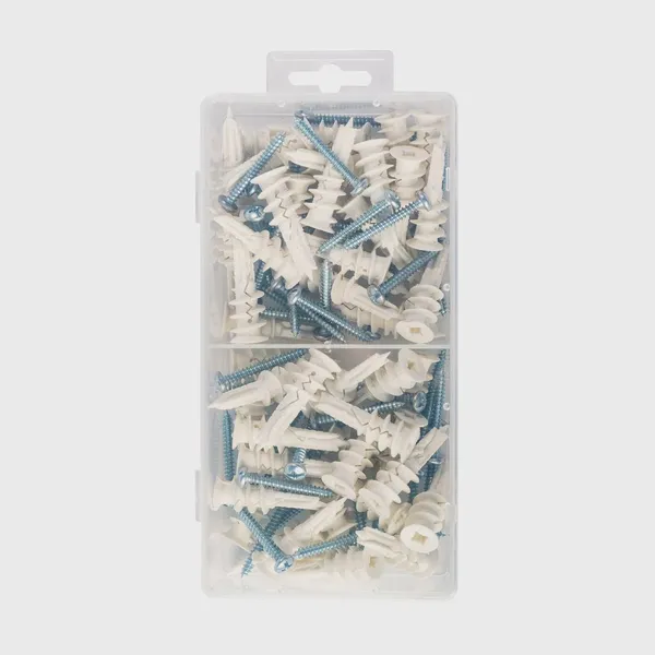 Kunststoffanker mit 1-Jahresgarantie, geripptes Design für Beton, aus PA66-Nylon, alle Größen verfügbar, direkt vom Hersteller