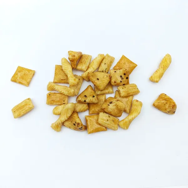 Assorted Japanese Style Rice Crackers With 4 Distinct Shapes Oven Baked Savory Snacks for Wholesale photo-2