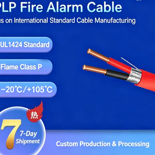 UL Certified Fire Resistant Fire Alarm Cable, FPLR Riser-Rated Fire Alarm Signal Cable