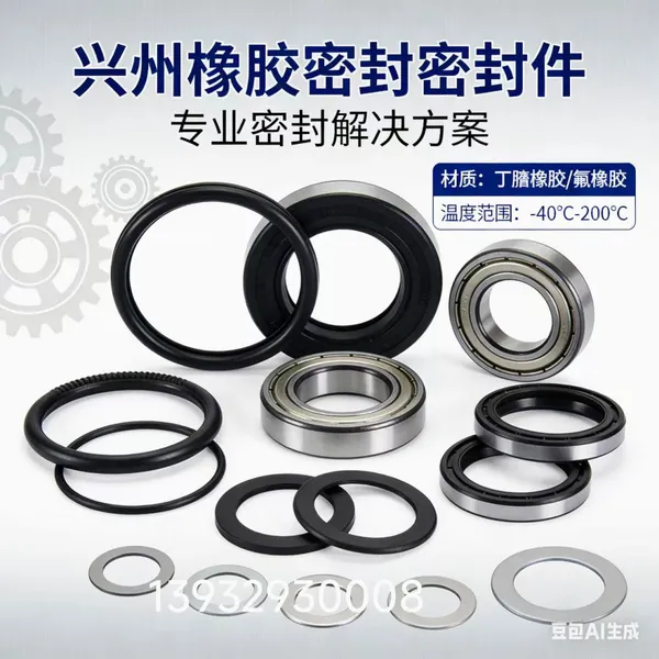 O-rings, Oil Seals, Rubber Gaskets.