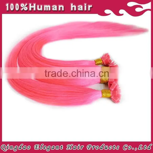 Two Tone Human Virgin Peruvian Flat Tip Hair photo-3